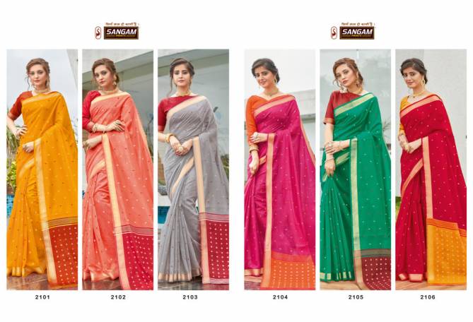 Sangam Classi Cotton Festive Wear Cotton Printed Designer Saree Collection